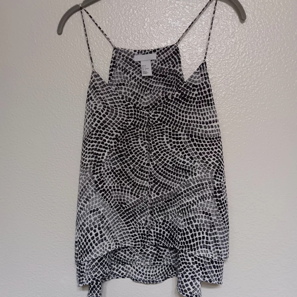 H&M Conscious layered poly spaghetti strap tank, 6